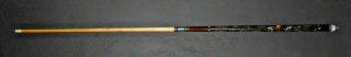 Vintage Wooden And Inlaid Sampaio Style Pool Stick Cue Billiards Cuestick