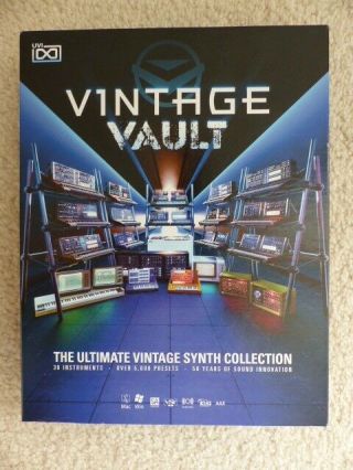 Uvi Vintage Vault Virtual Instrument Plug - In Software Synth Box
