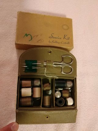 Vintage Military U.  S.  Army Wwii Sewing Kit Belding - Corticelli