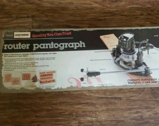 Vintage Sears Craftsman Router Pantograph Rare