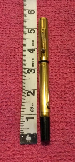 Vintage Waterman 52 1/2 Gold Filled Fountain Pen.  14 Kt Ideal Nib