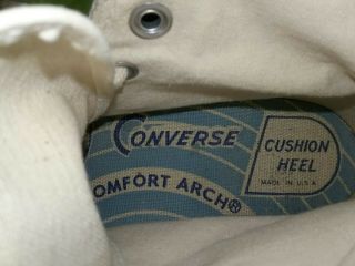 Very Rare,  1970 ' s Converse Coach Athletic Shoes,  Blue Lable,  Made In USA,  Sz.  9 7