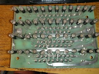 1972 DEC PDP - 8 VINTAGE COMPUTER HARD DISK 48 LIGHT RACK PANEL 5004310 4