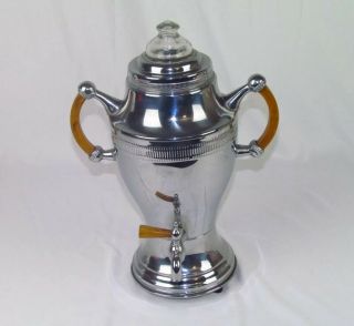 Vintage Art Deco Continental Silver Company Inc.  Coffee Percolator