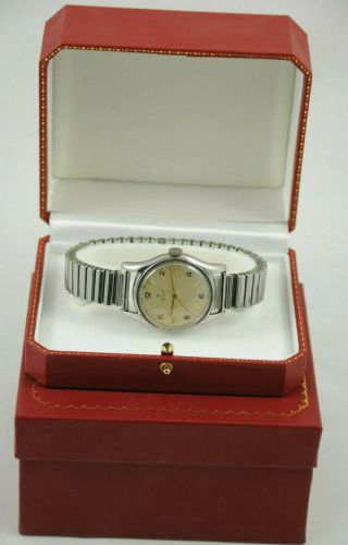 Vintage Mens Zenith Pilot Mechanical Swiss Watch,  Fixo - Flex Strap,  Ewo
