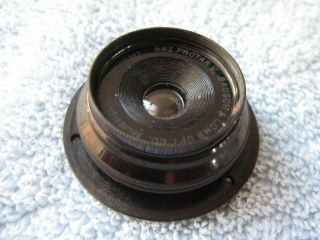 Vintage Bausch Lomb 5x7 Zeiss Protar V Wide Angle F18 Lens Noreserv