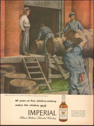 1946 Vintage Ad For Imperial Hiram Walker 