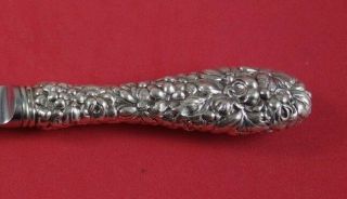 Rose by Stieff Sterling Silver Steak Carving Knife HH WS 9 1/2 