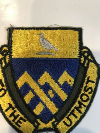101st Armored Cavalry Regiment " To The Utmost " Acr Wwii 1939 - 1945 Stk 195