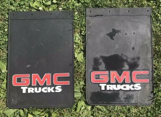 Vintage Gmc Pickup Truck Mud Flaps Rare Nos Chevy C10 High Sierra