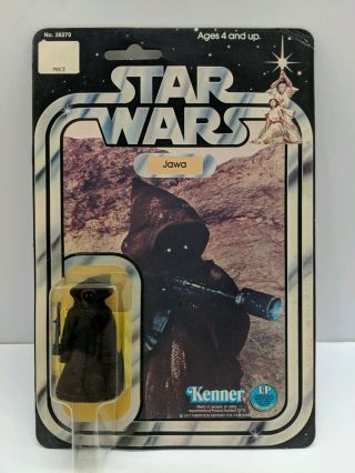 Rare Vintage 1977 Star Wars Jawa - 12 Back - $340 -