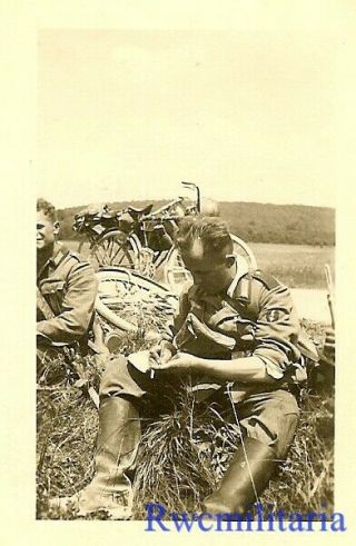 Tour De France Wehrmacht Combat Bicycle Infantry Truppe On Move; 1940 (3)