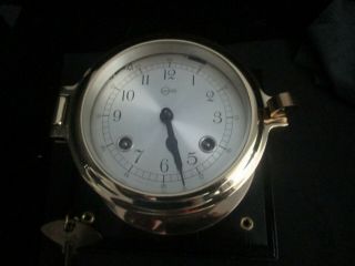 Vintage Barigo Clock Marine - Brass - Key Wound - Made In Germany