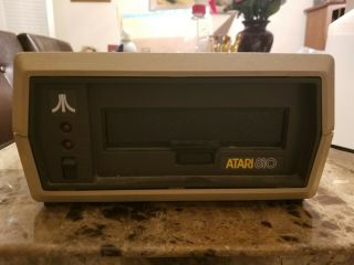 Vintage ATARI 810 Floppy Disk Drive with Power supply.  but powers on 3