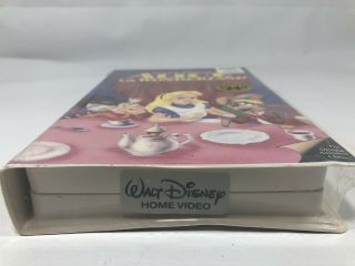 Disney Black Diamond VHS Alice in Wonderland 036 RARE VINTAGE 2