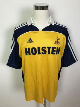 Vintage Adidas Tottenham Hotspur Fc Mens Football Soccer Epl Home Jersey Size Xl