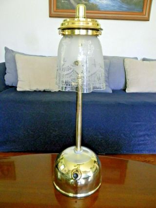 Tilley Tl - 120 Brass Lamp Art Deco Vapalux Bialaddin Vintage Collectable Lantern