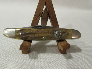 Vintage.  German Eye Carl Schlieper 3 Blade Stockman Folding Knife Germany