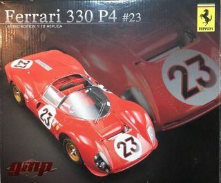 1/18 Gmp G1804102 - Ferrari 330 P4 23 - Rare Boxed Limited Edition