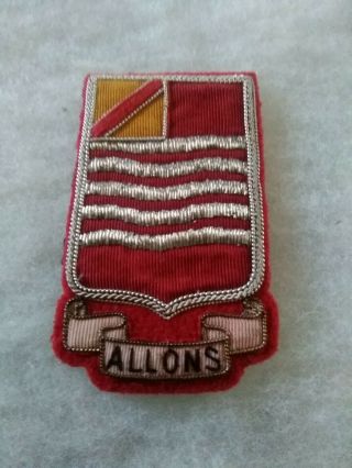 Post Wwii 15th Artillery Bullion Patch In