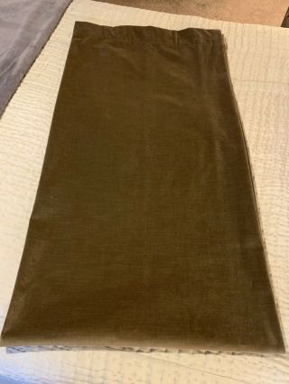 Restoration Hardware Drapes Vintage Velvet Mocha 50” X 96” Set Of 4 Panels