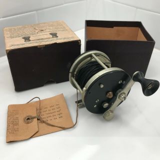 Vintage A.  F.  Meisselbach & Bro Neptune Casting Reel Antique Fishing
