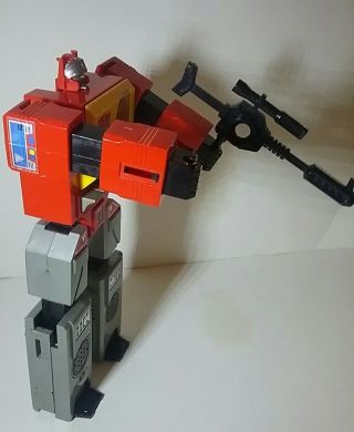 BLASTER 100 Complete 1985 Vintage Hasbro G1 Transformers DOOR 5