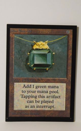 Mtg Magic The Gathering - Collectors Edition Ce - Mox Emerald X1
