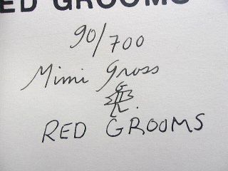 Signed By Red Grooms & Mimi Gross - A Book Of Drawings - 1961,  Limited,  Rare