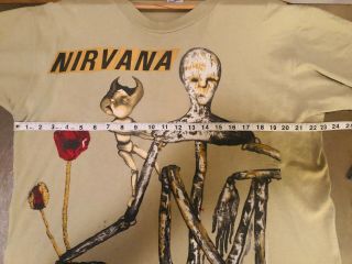 Vintage NIRVANA INCESTICIDE Shirt Kurt Cobain Grunge Nevermind Bleach 8