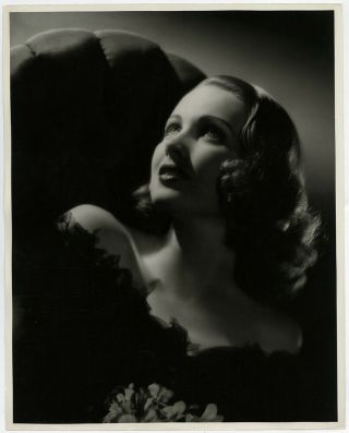 Musical Sensation Deanna Durbin 1940s Large Format Vintage Glamour Photograph