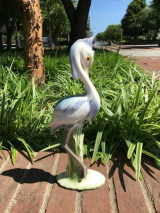 Vintage Rare Will - George Style Ceramic Flamingo Blue
