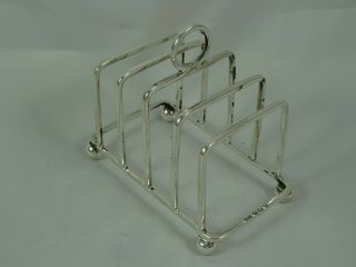 Smart,  Solid Silver Toast Rack,  1916,  70gm