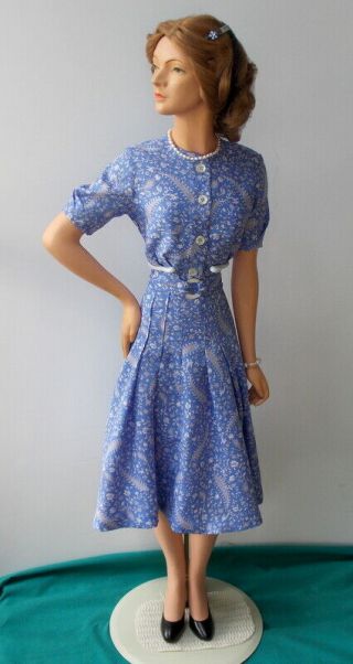 Vintage 30 " Counter Manikin Doll Store Display Mannequin