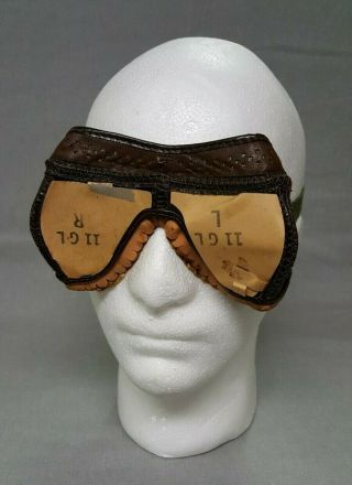 Ww2 Us Goggles M - 1943 Type Iii Dated 1944