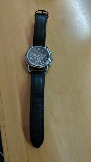 Burberry Watch BU1209 Swiss Automatic Chronograph RARE 10