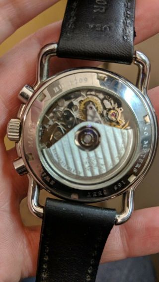 Burberry Watch BU1209 Swiss Automatic Chronograph RARE 2