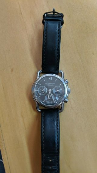 Burberry Watch BU1209 Swiss Automatic Chronograph RARE 3