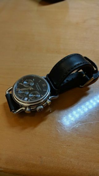 Burberry Watch BU1209 Swiss Automatic Chronograph RARE 7
