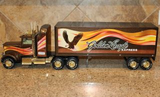 Nylint Golden Eagle Express 18 Wheeler Semi Tractor Trailer Truck Vintage