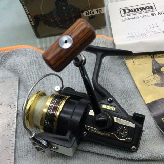 Vintage DAIWA Black Gold BG10 Fishing Spinning Reel JAPAN 8