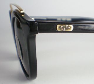 Vintage Ray Ban B&L USA GATSBY 4 Sunglasses gold black round clubmaster wayfarer 3