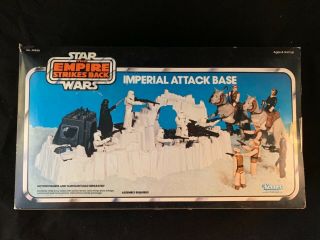 Vintage 1980 Star Wars Esb Imperial Attack Base W Box And Complete