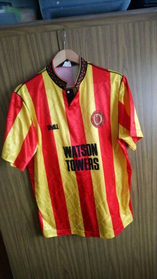 Partick Thistle Home Shirt 89/90 Vintage Football Retro Scotland