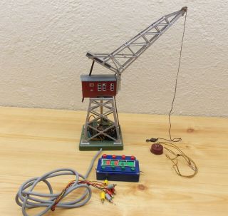 Vintage Marklin Ho 7051 Remote Electric Crane With Control W Germany