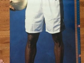 Very Rare Vintage MICHAEL JORDAN Washington Wizards Life Size Poster NBA 5