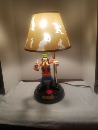 Vintage Disney Goofy Talking Lamp