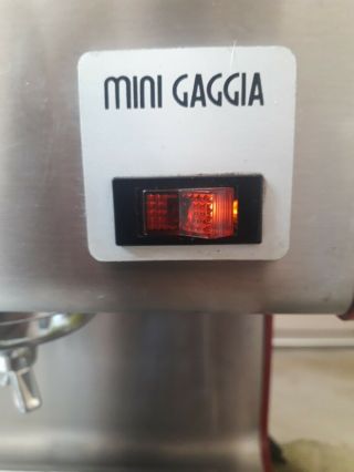 Vintage Mini Gaggia Moka 125v Lever Espresso Machine 1970s 5