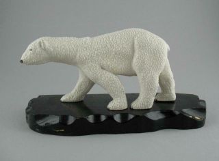 Vintage Carlton Ware Glacielle Polar Bear Figure Figurine 1425 C.  1930s