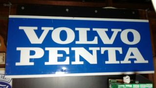 Vintage Advertising Volvo Penta Sign Boat Display Gas Pump Mancave Boat 2 Avail.